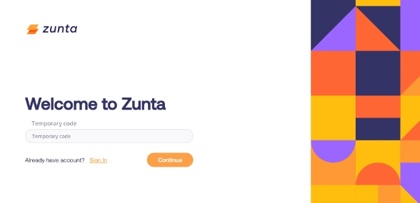 Zunta screen
